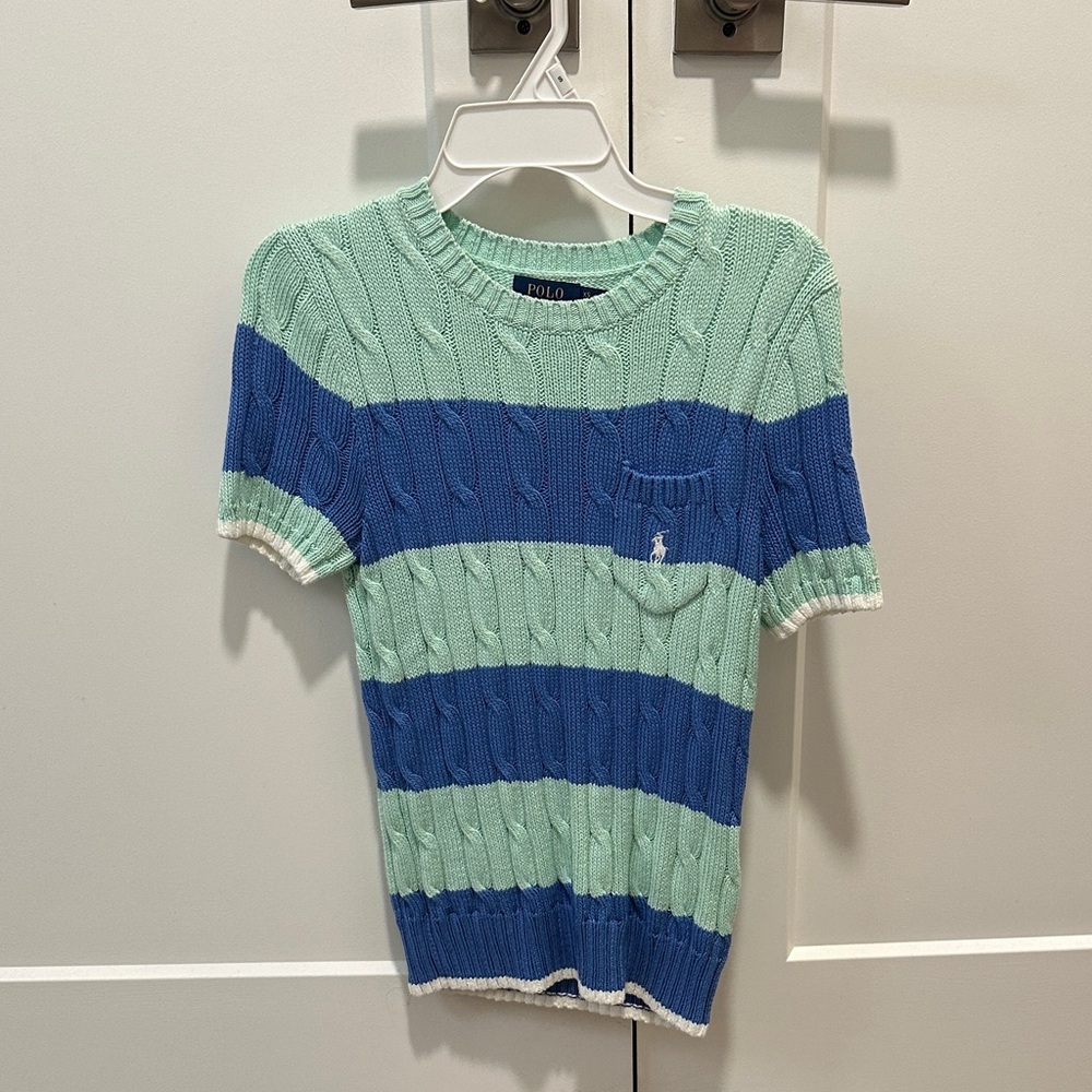 Ralph Lauren Mint Green Knit Sweater